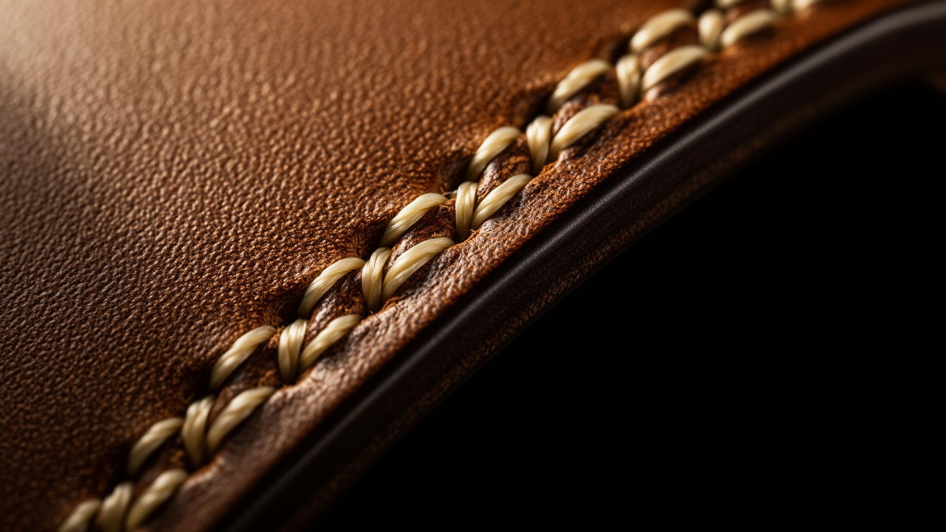 Saddle stitched. Layered with precision.